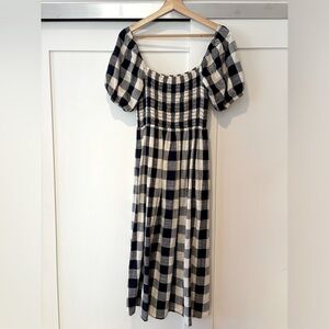 RACHEL PALLY // Cotton Picnic Plaid Barrett Dress - S